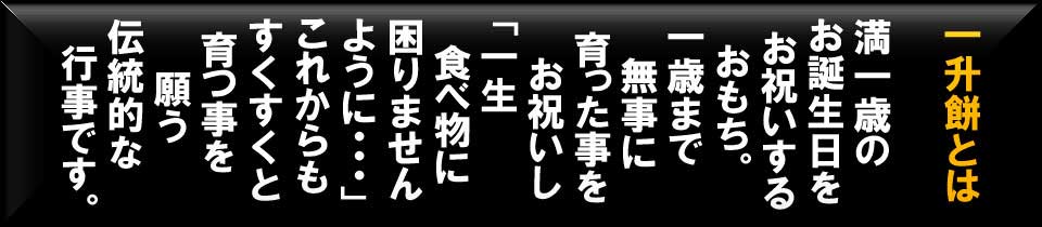 内祝いお祝返し好適品：一升餅・切り餅セット ドキンチャン・丸餅
