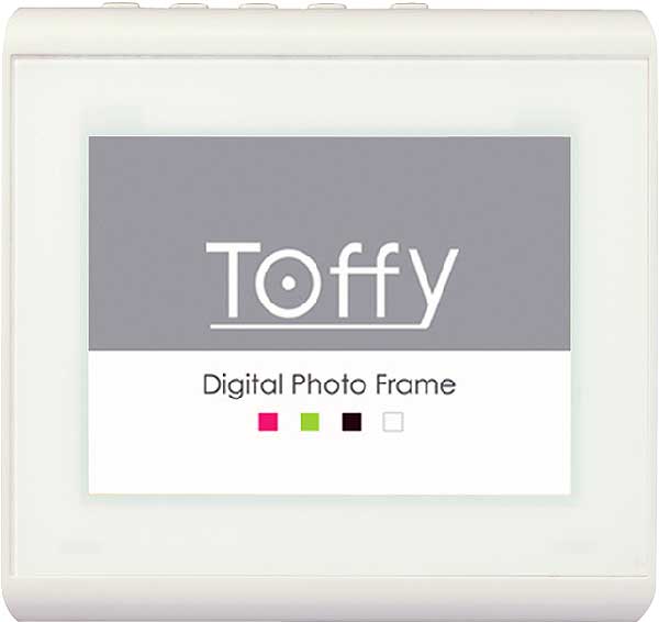Toffy 3.5型 デジタルフォトフレーム シュガーホワイト