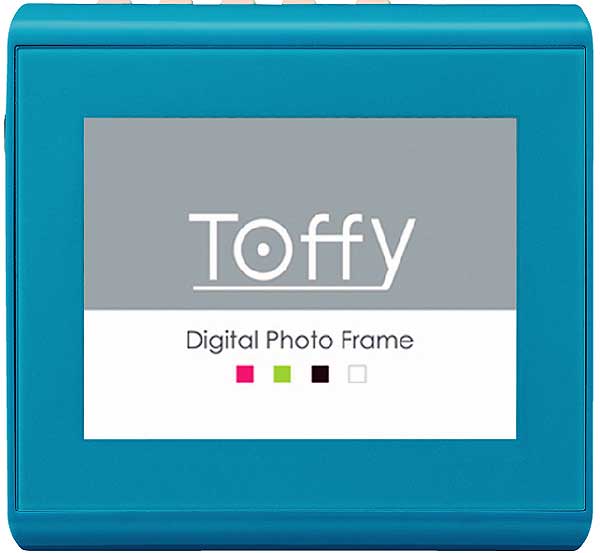 Toffy 3.5型 デジタルフォトフレーム ソーダブルー
