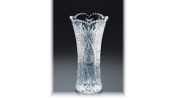 ボヘミア クリスタル 花瓶2