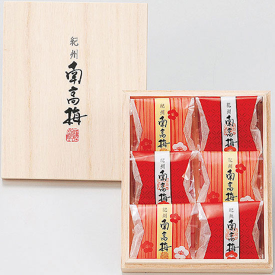 ドルチェデュオ紀州南高梅6粒(木箱入)1