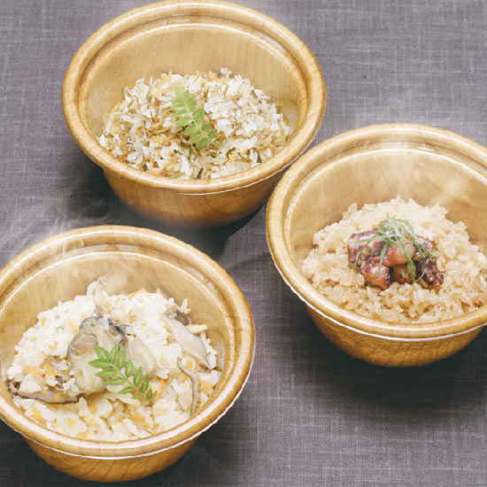 ：レンジで簡単調理 6種の炊き込みご飯セットイメージ