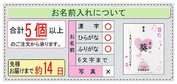 伊藤茶園 はーとの顔した名入れ緑茶 Aイメージ1