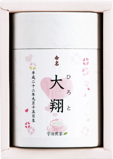 伊藤茶園 はーとの顔した名入れ緑茶 Aアイテムイメージ