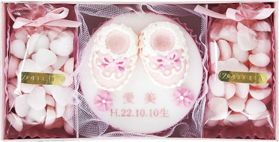 シュガークラフト ベビーシューズ ピンクアイテムイメージ