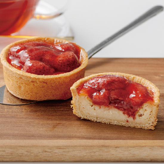 ：ホシフルーツ あまおう苺のチーズ ケーキタルト5個イメージ