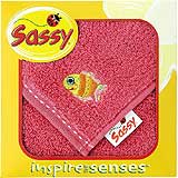 Sassy 無撚糸ミニタオルセット ピンク