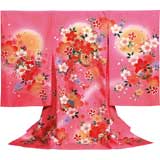 女祝着 春風