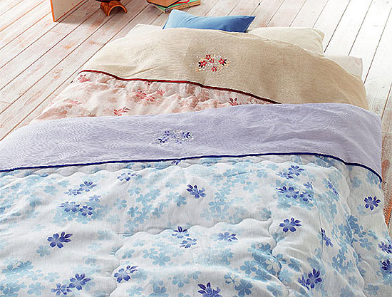 高島ちぢみ肌布団2P