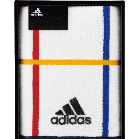 【訳あり自家用商品】アディダス スポーツタオル（1P） ブルー