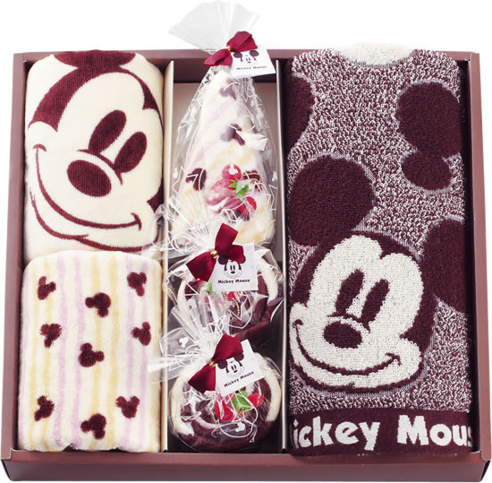 ディズニータオルケーキギフト ミッキー 申込番号 022 10 ルメール出産内祝い