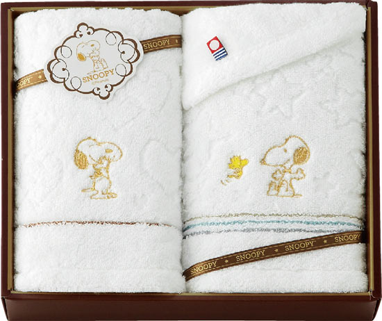 スヌーピーハグ 今治タオルセット 申込番号 022 004 00 ルメール出産内祝い