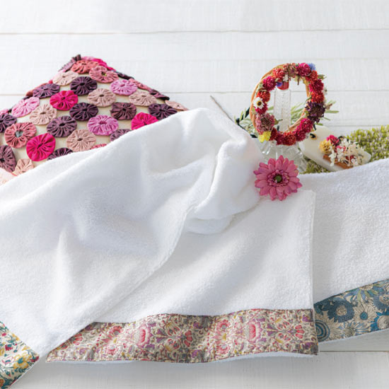 リバティ ファブリックス フェイスタオル 1p ピンク 1100円 大進オンラインショップ