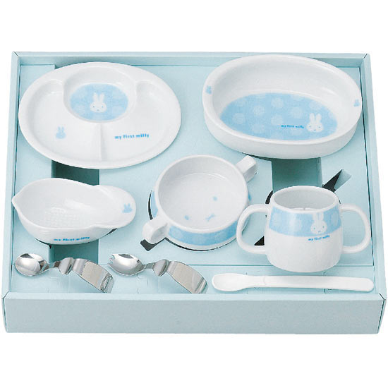 マイファーストミッフィー ベビー食器セット ブルー 円 大進オンラインショップ
