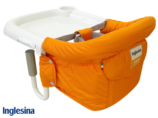Inglesina(イングリッシーナ)ファスト専用トレイ付(オレンジ)1