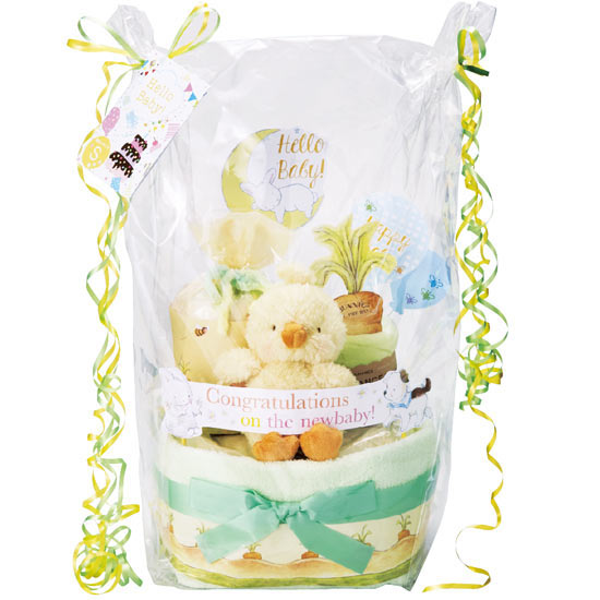 バニーズバイザベイ おむつケーキ2段 イエロー 5500円 大進オンラインショップ バニーズバイザベイ おむつケーキ2段 イエロー 5500円 大進オンラインショップ