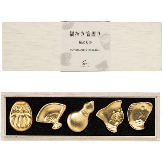 箔一 福招き箸置 縁起物 5500円 大進オンラインショップ 箔一 福招き箸置 縁起物 5500円 大進オンラインショップ