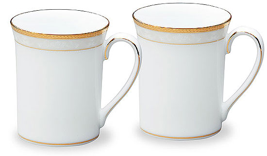 ノリタケ ハンプシャーマグカップペアセット ゴールド 3300円 大進オンラインショップ