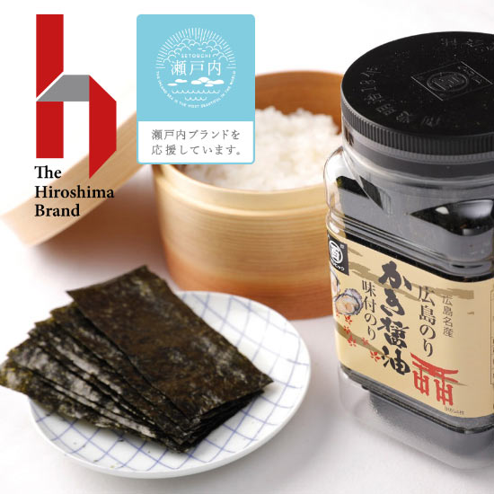 広島海苔 特選かき醤油味付のり10本3