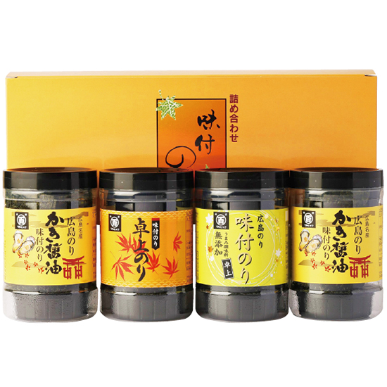 広島海苔 3種味海苔セット4本詰2