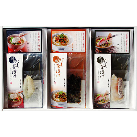 萩・井上 国産だし茶漬詰合せ0