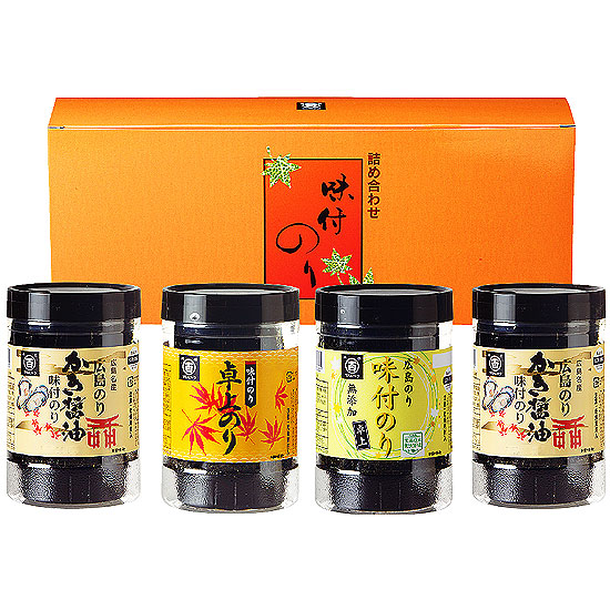 広島海苔3種味海苔セット4本詰2