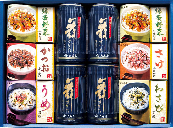 大森屋 卓上のり・茶漬・ふりかけ詰合せ0