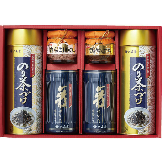大森屋 海苔・ほぐし瓶・お茶漬詰合せ0