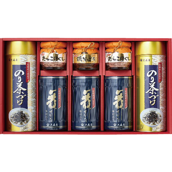 大森屋 海苔・ほぐし瓶・お茶漬詰合せ0