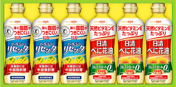 日清オイリオ リセッタ べに花油ギフト 3300円 大進オンラインショップ