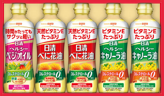 日清べに花油 オイルバラエティギフトセット 2750円 大進オンラインショップ