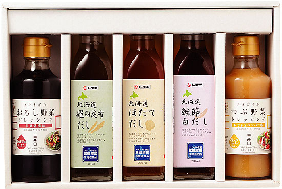 三國推奨 北海道だし& ドレッシングセット4