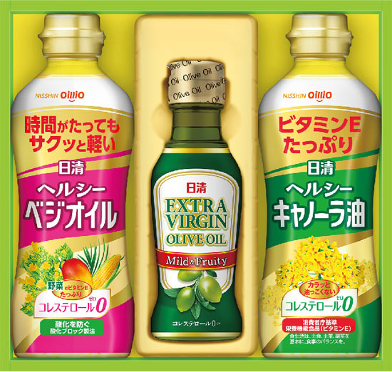 日清 オリーブオイル&バラエティ オイルギフトセット2