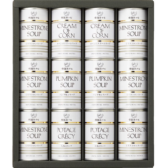 帝国ホテル スープ缶詰セット 5400円 | 大進オンラインショップ