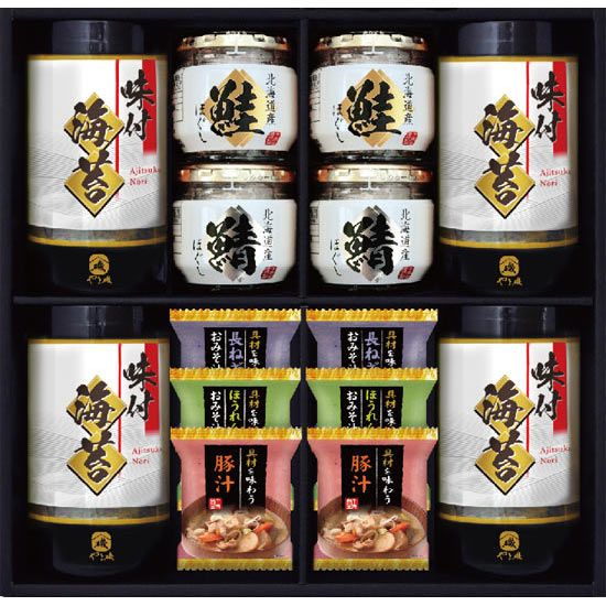味のり＆お味噌汁 ＆北海道産瓶詰セット0