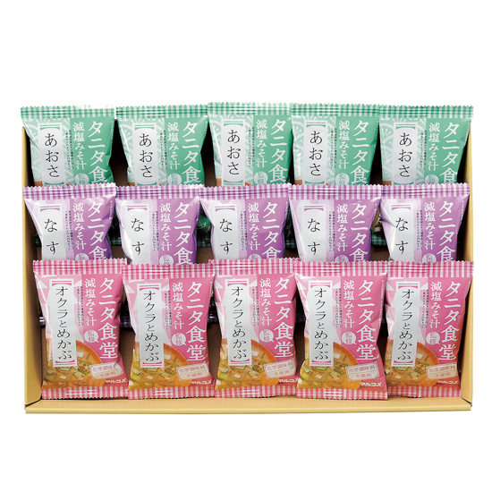 【自宅お届け専用商品】タニタ食堂監修 減塩みそ汁詰合せ4