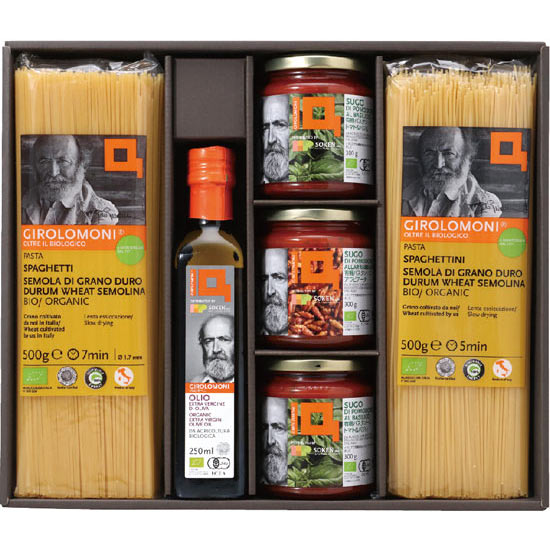 ジロロモーニ 有機パスタ 調味料セット 5400円 大進オンラインショップ