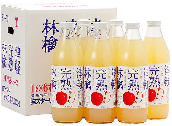 津軽完熟林檎ジュース4