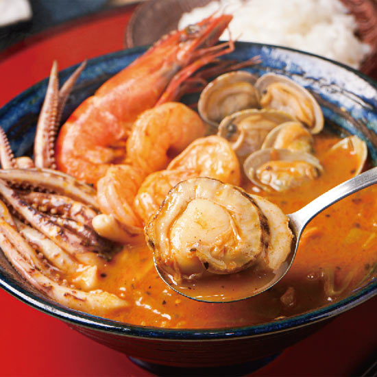 ：北海道の恵み！竜宮の賄い 海鮮スープカレーイメージ