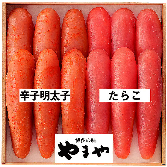 やまや 無着色明太子・調味たらこ440gセット0