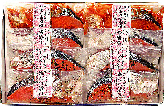 四季舎 秋鮭味くらべ 8切詰合せ0