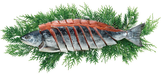 ：北海道日高産 新巻鮭姿切身1.7kgイメージ