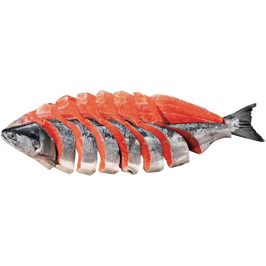 熟成紅鮭 姿切身 約1.6kg0