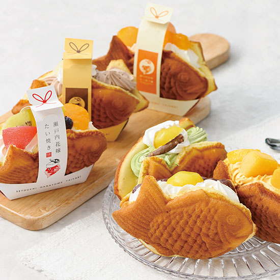 瀬戸内花嫁スイーツ瀬戸内花嫁たい焼き6種 4536円 大進オンラインショップ