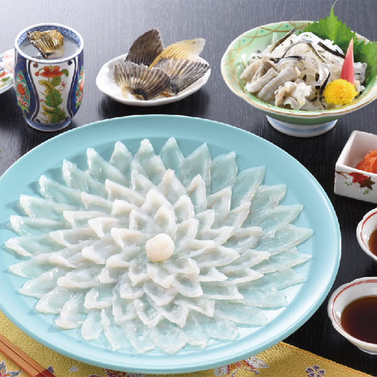 とらふく刺身セット4
