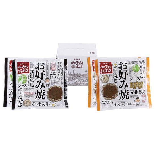 みっちゃん総本店 広島流お好み焼 味くらべ4枚セットR 