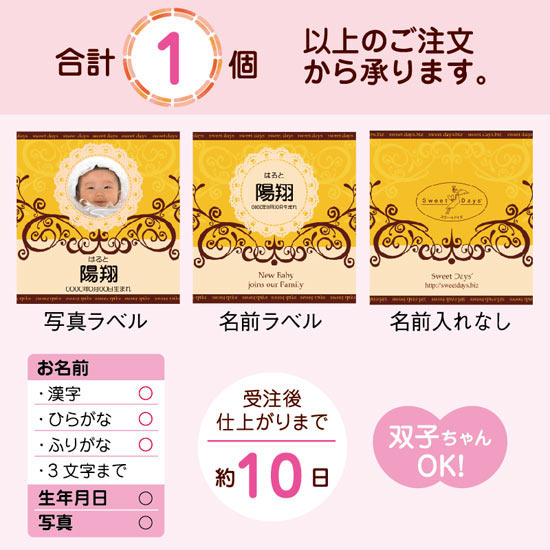 mon bebe スウィーツ -A- 名前3