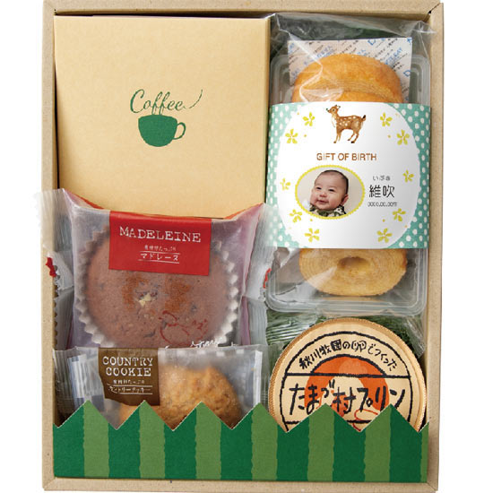 のんびり子鹿のスイーツ　セット　写真