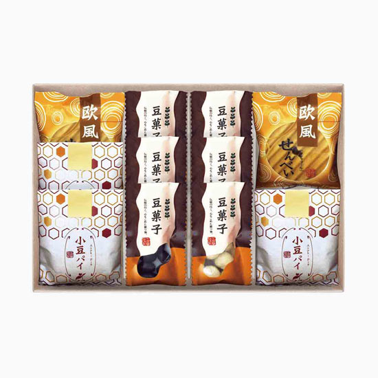 小豆パイ・欧風 せんべい和菓子詰合せ0