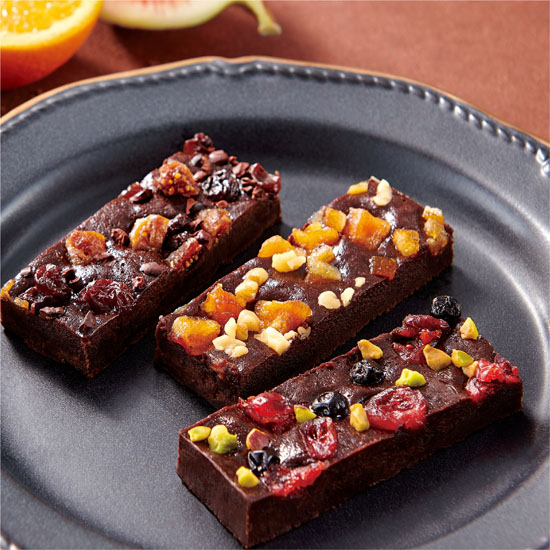 ひととえ 贅沢フルーツの ガトーショコラ1